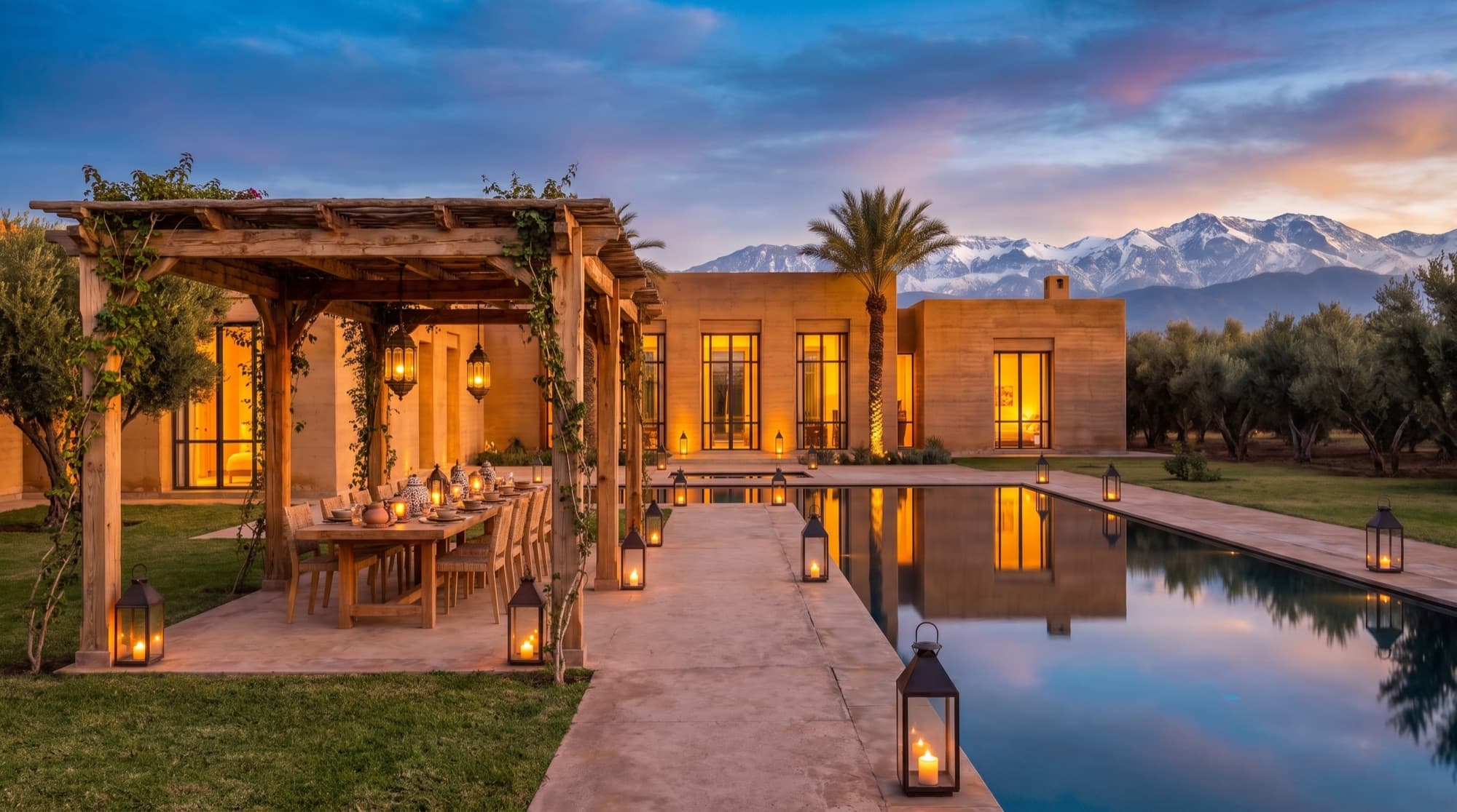 Atlas Horizon Villa — Dining