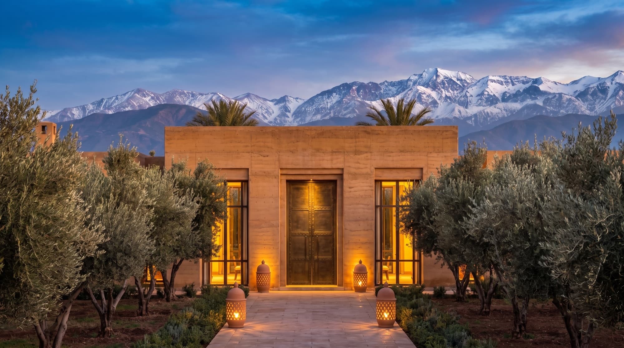 Atlas Horizon Villa — Entrance & facade