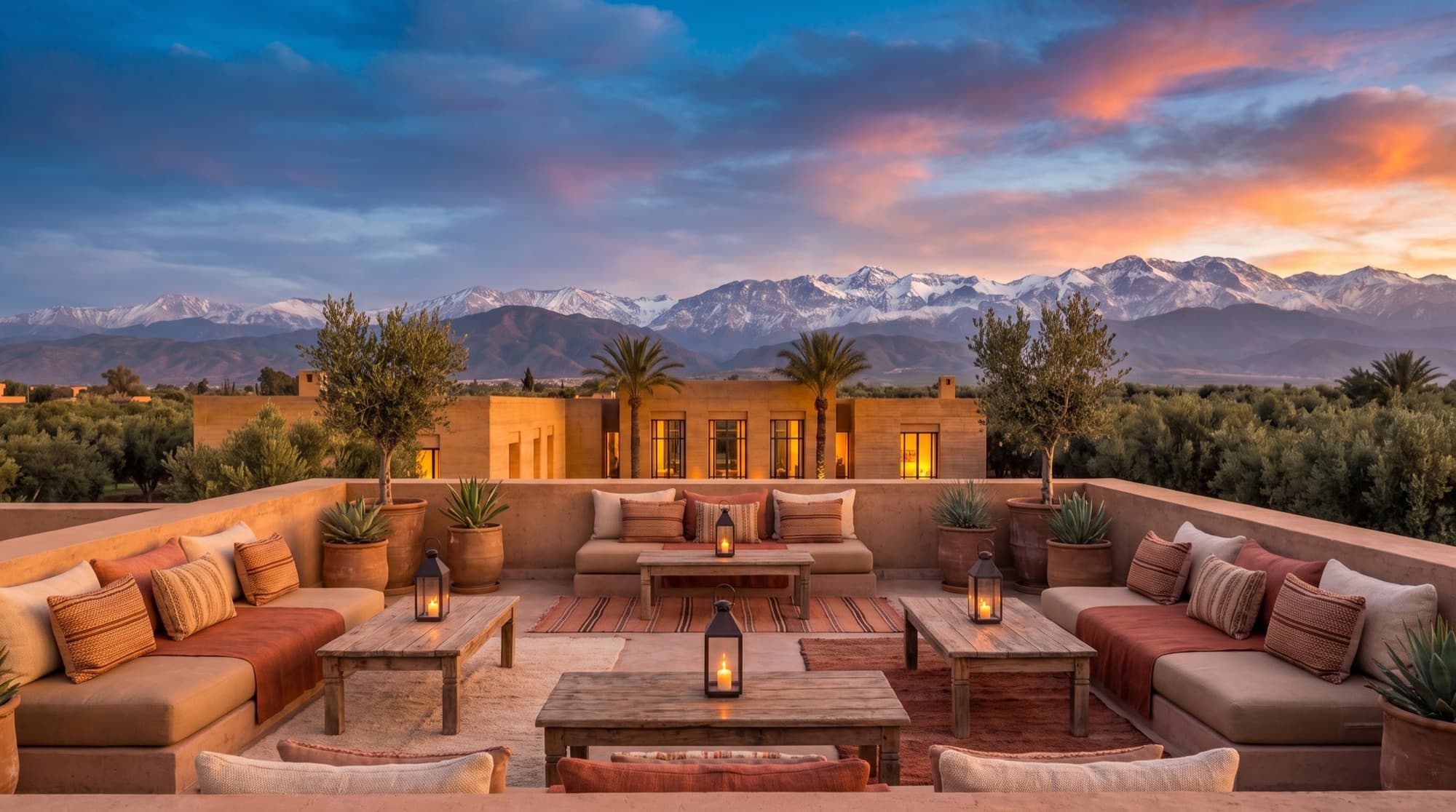 Atlas Horizon Villa — Rooftop terrace