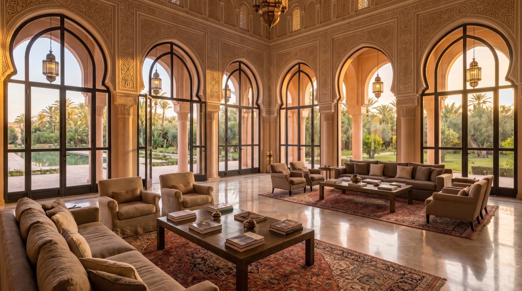 Palmeraie Signature Estate — Living room