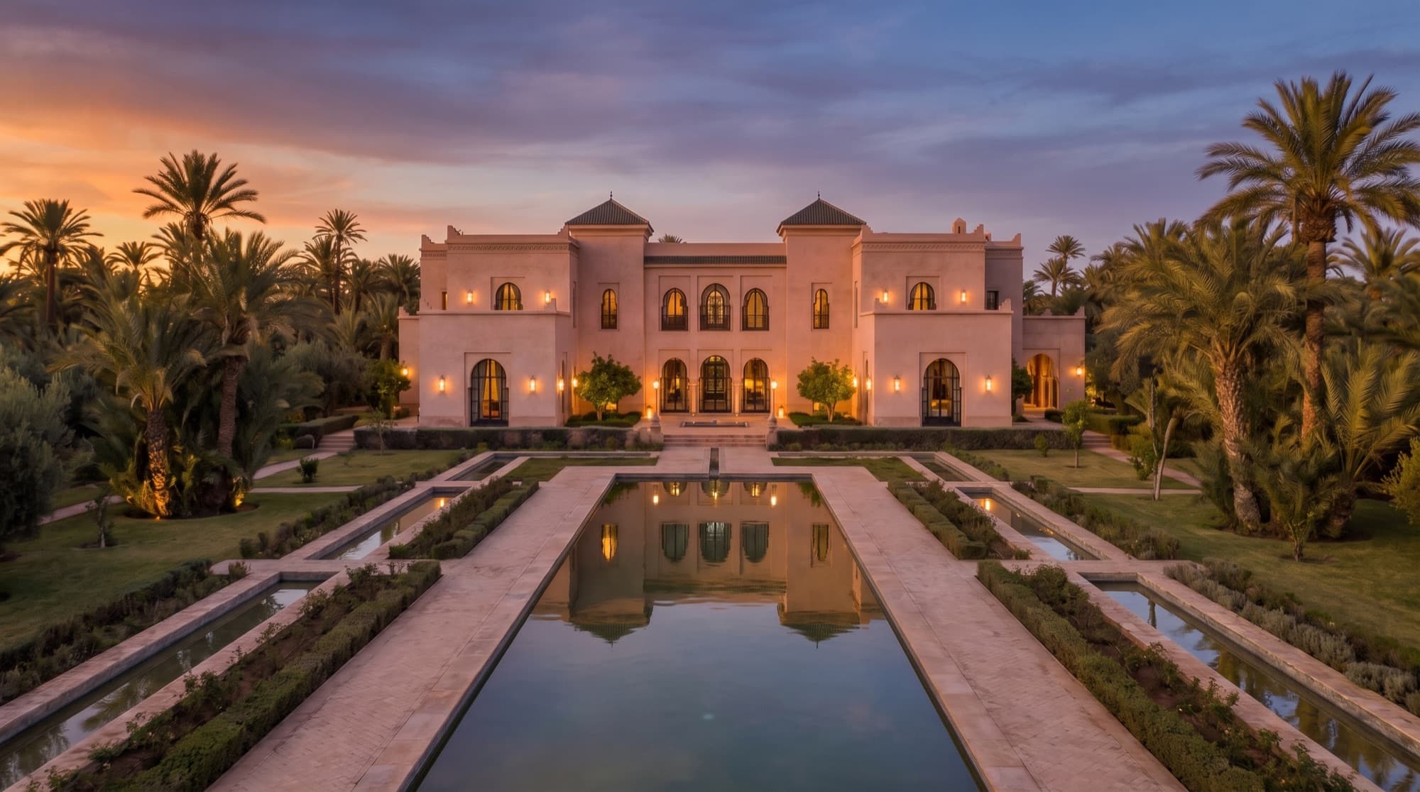Palmeraie Signature Estate — Pool & terrace