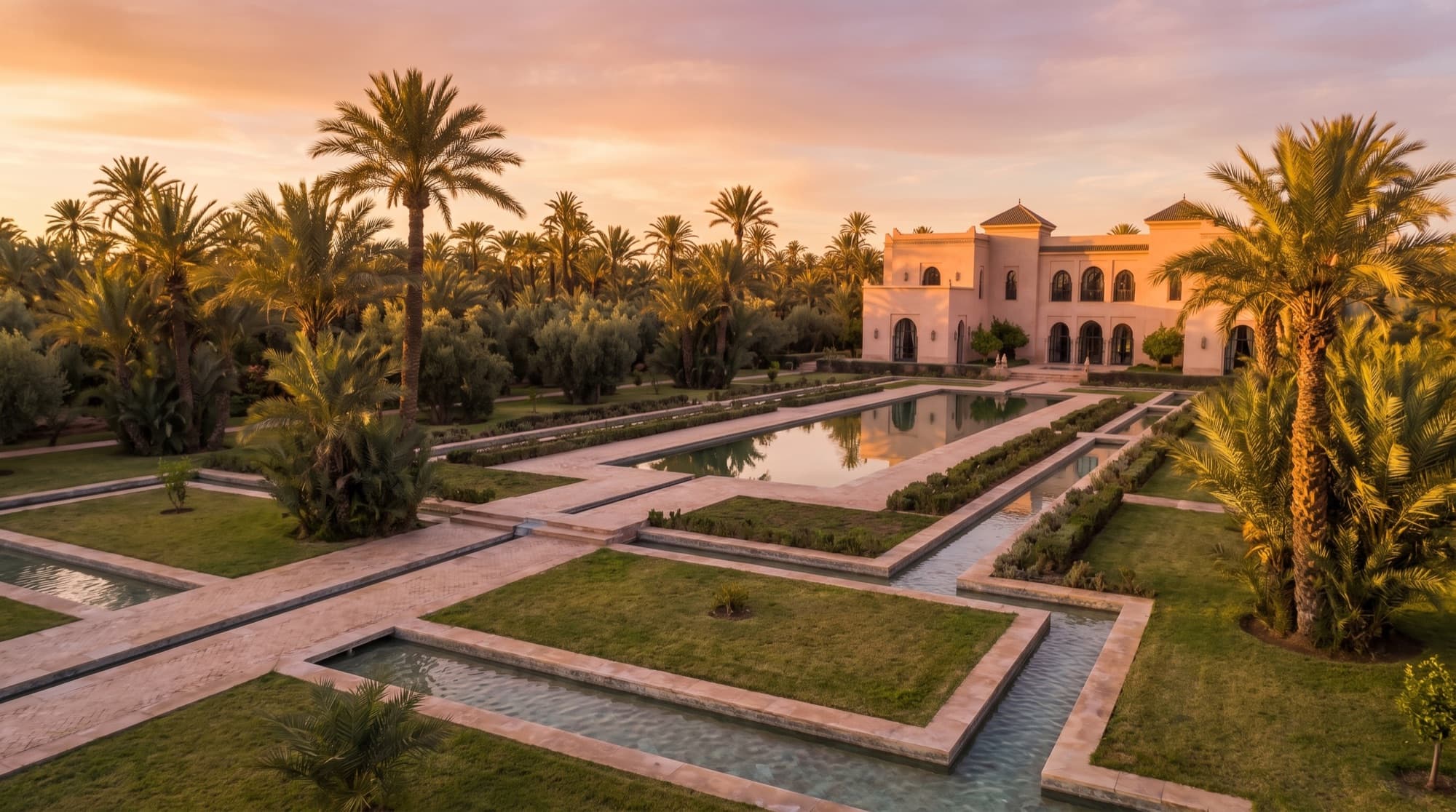 Palmeraie Signature Estate — Palm-grove gardens