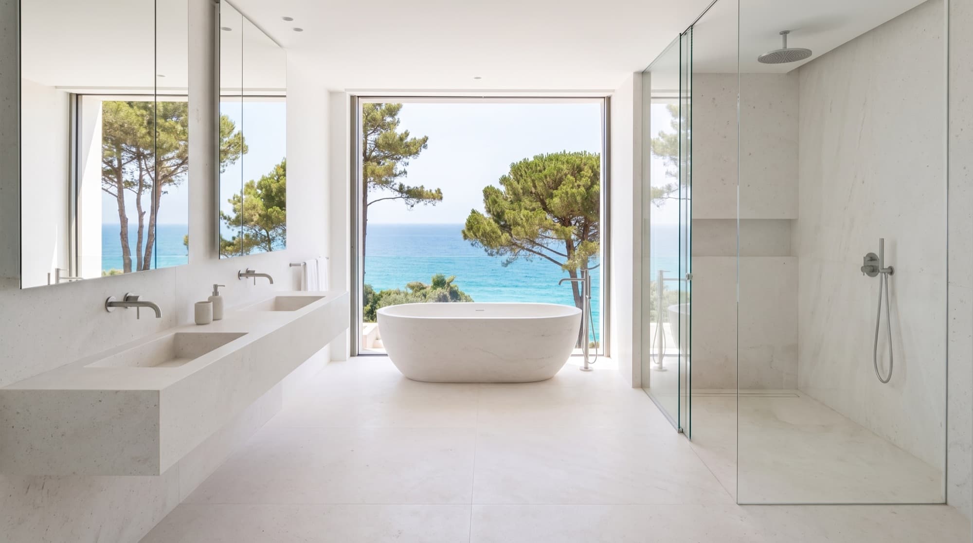 Cap Spartel Ocean Villa — Master bathroom