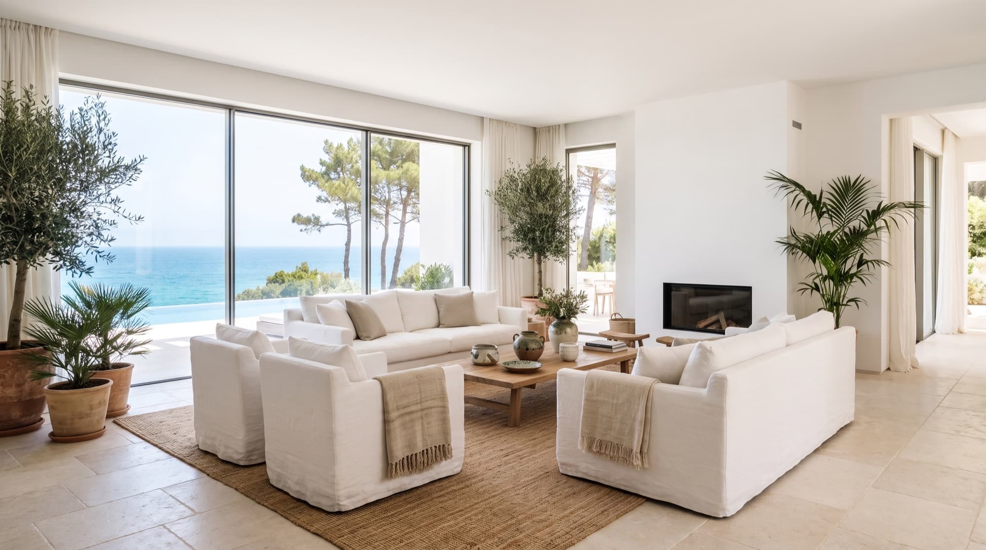 Cap Spartel Ocean Villa — Living room