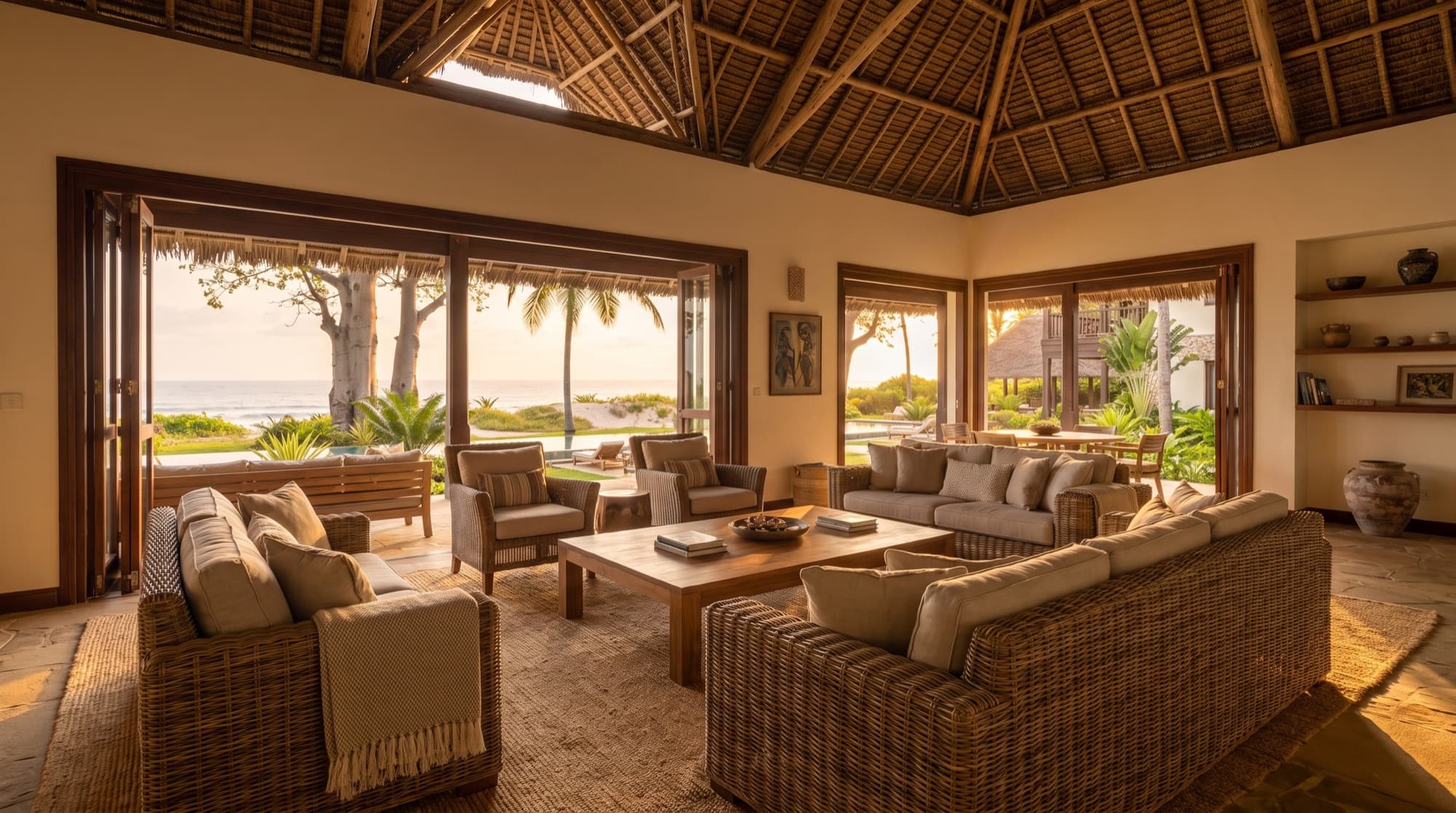 Diani Coast Private Villa — Living room