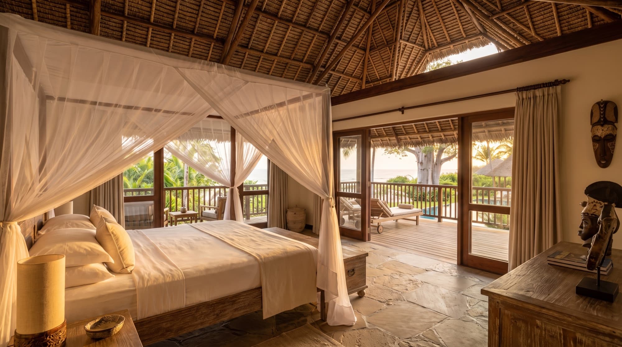 Diani Coast Private Villa — Master bedroom