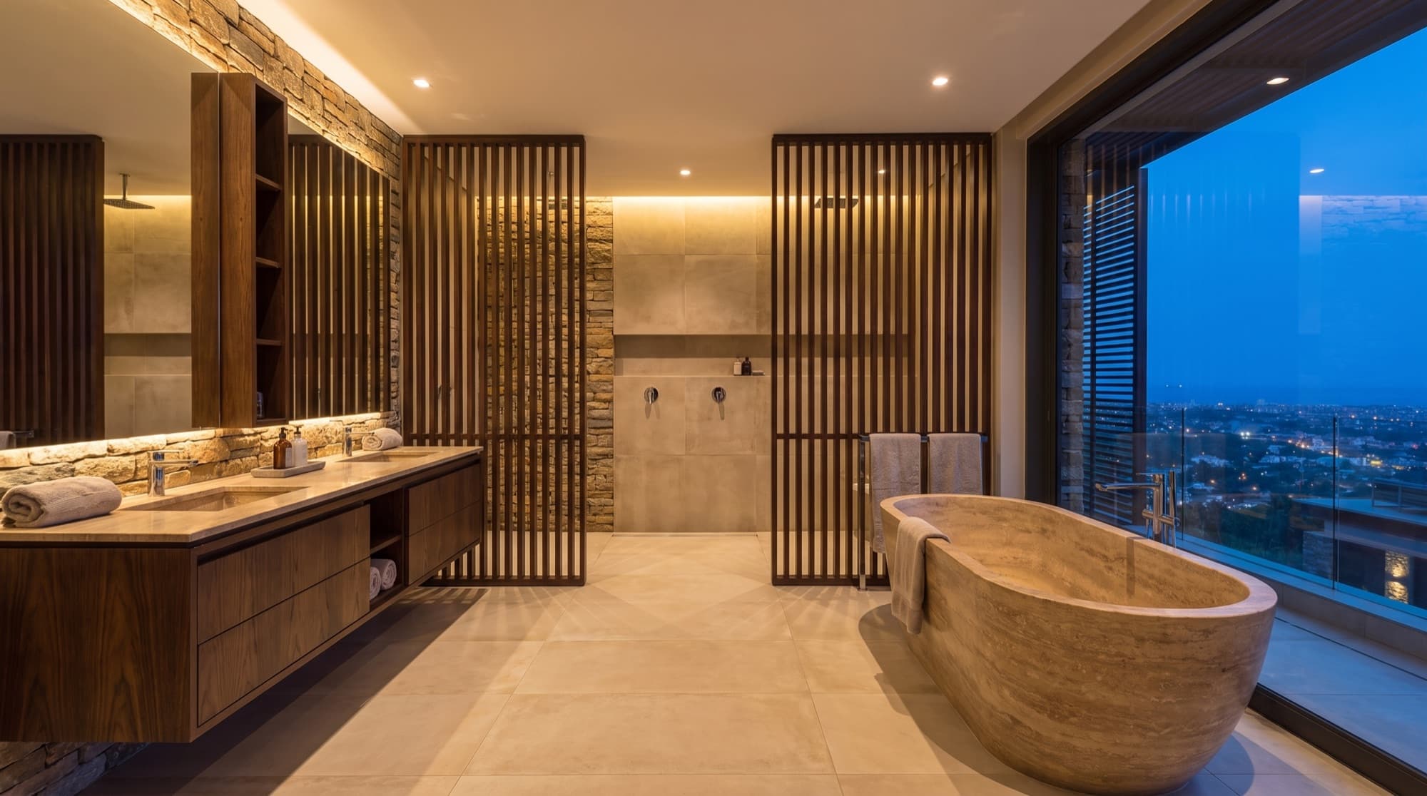 Accra Hills Luxury Villa — Master bathroom