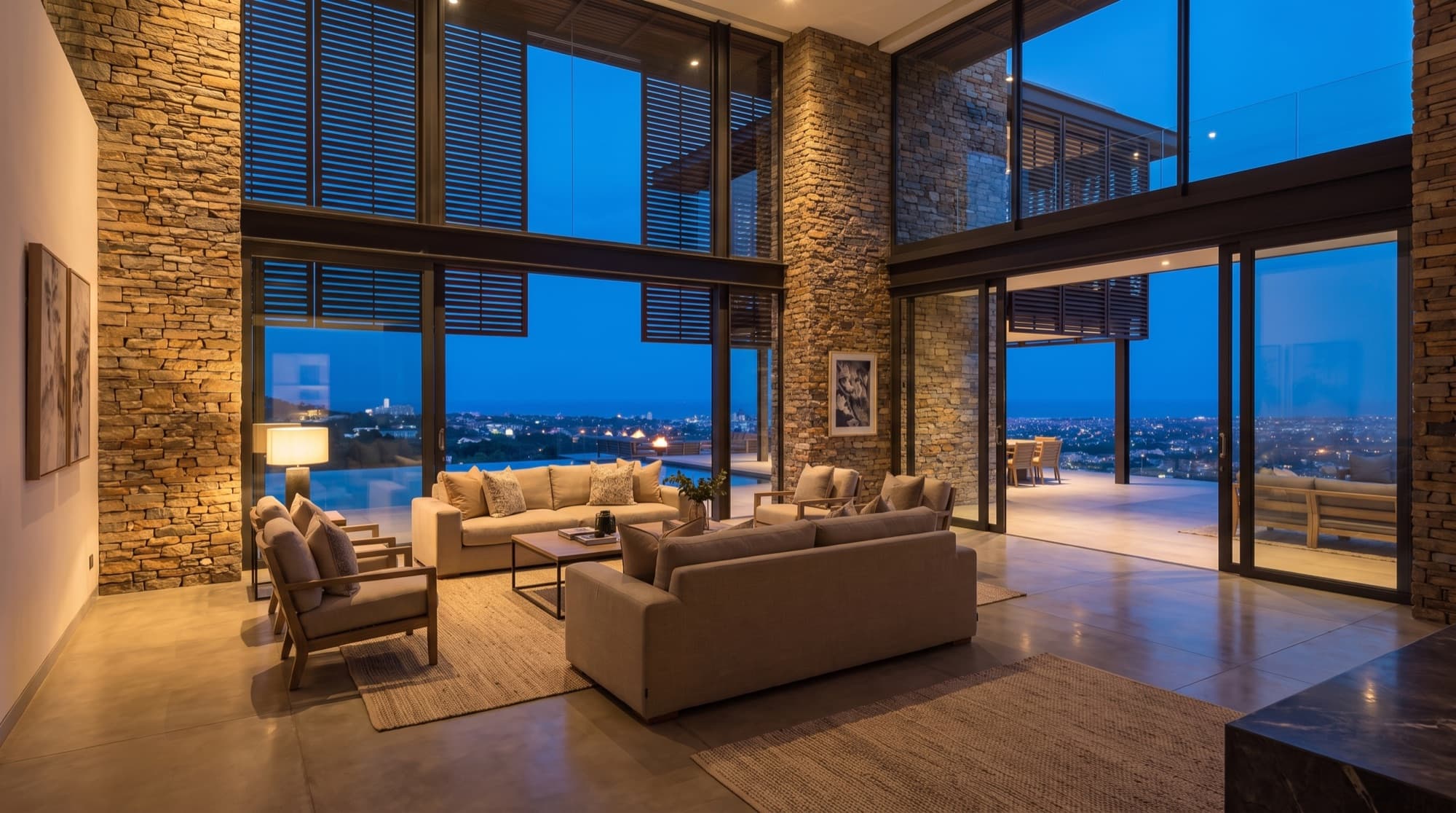 Accra Hills Luxury Villa — Living room