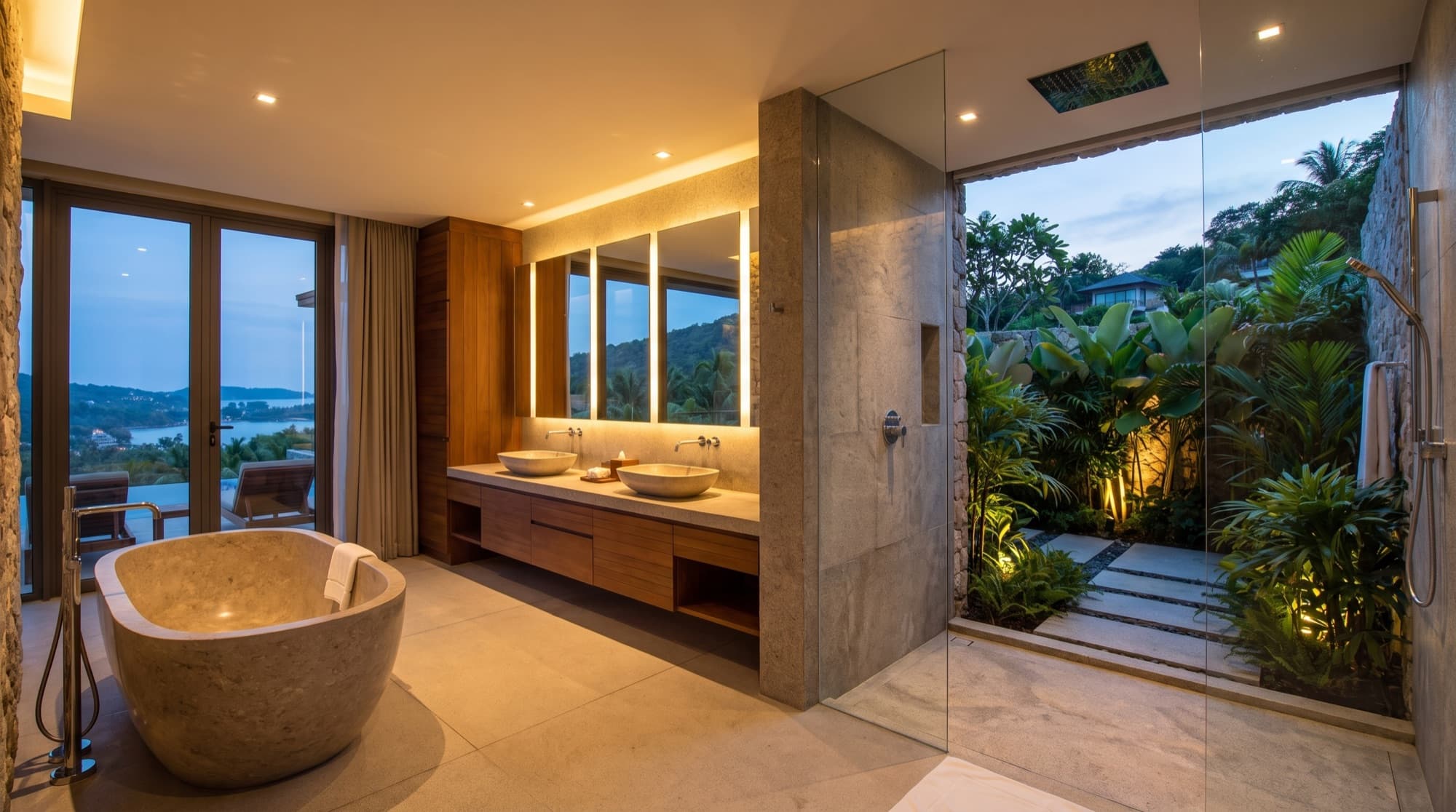 Layan Crest Residence — Master bathroom
