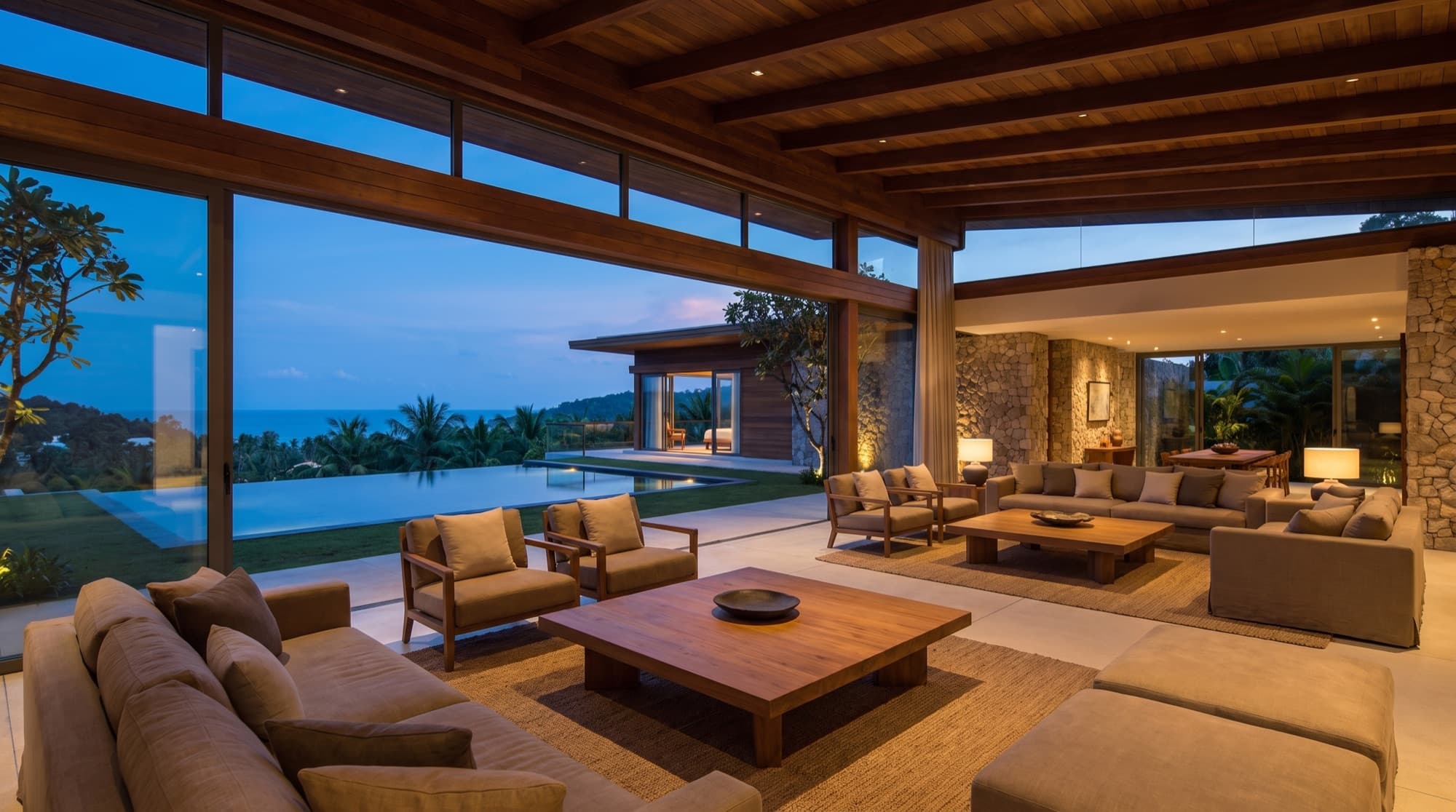 Layan Crest Residence — Living room