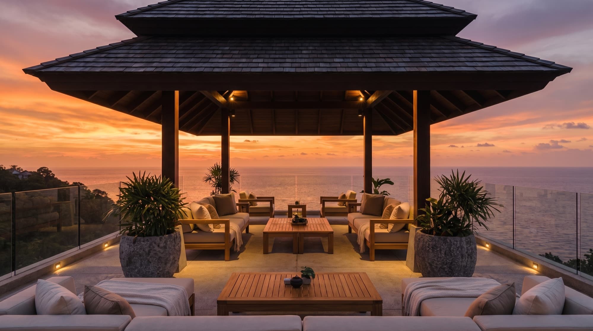 Andara Horizon Villa — Rooftop sala
