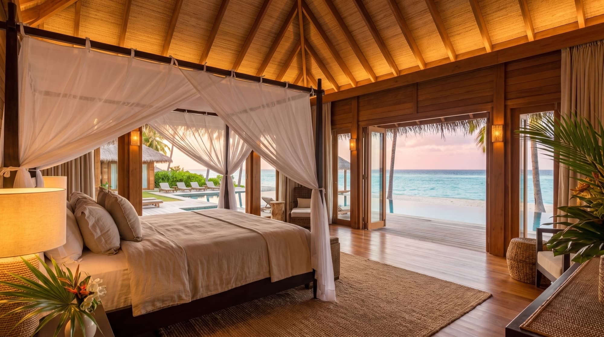 Ocean Palm Retreat — Master bedroom
