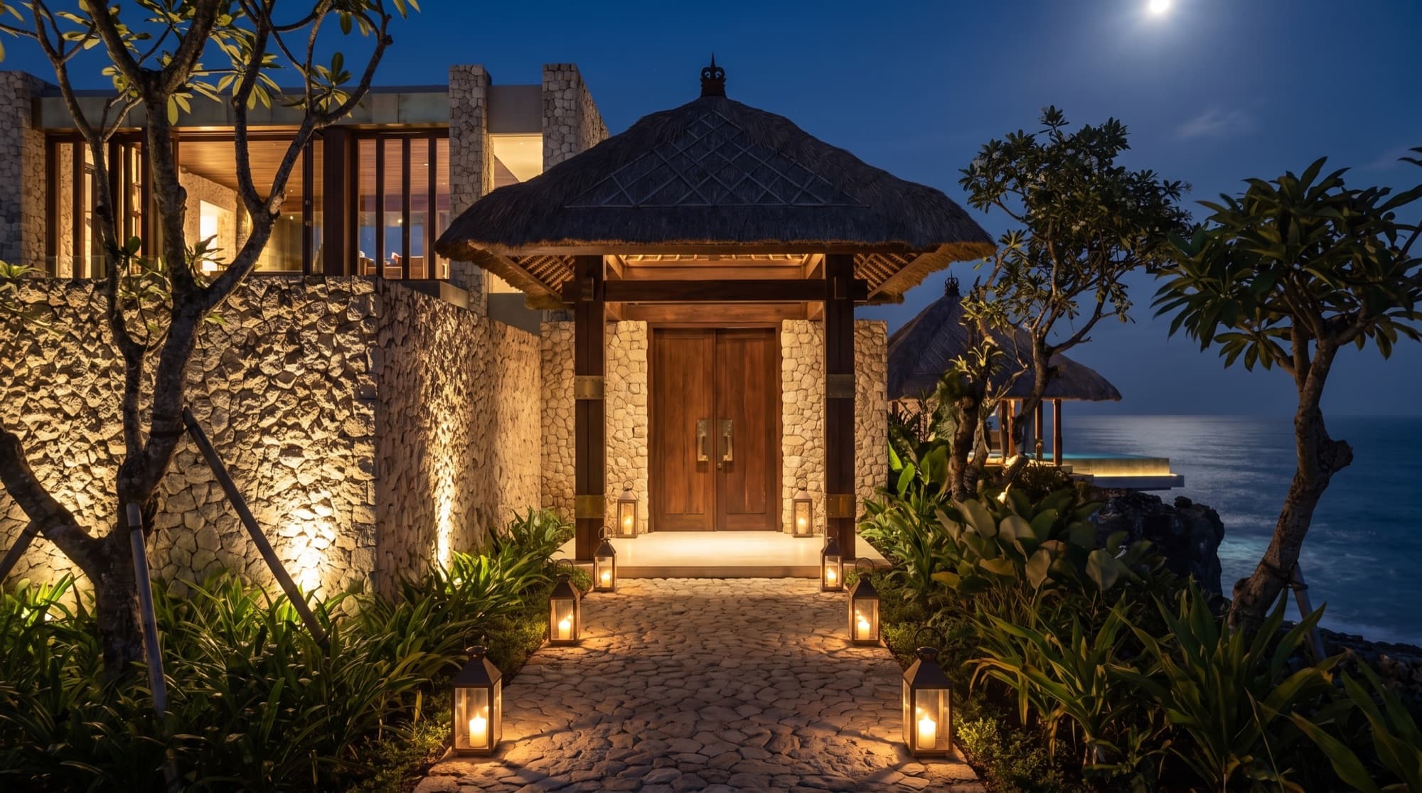 Uluwatu Sky Villa — Entrance & facade