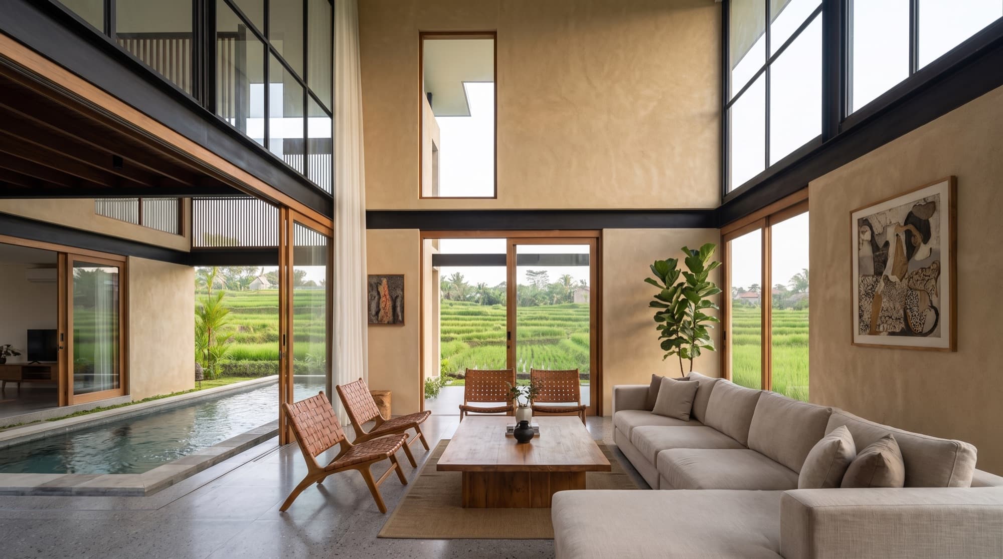 Canggu Atelier Villa — Living room