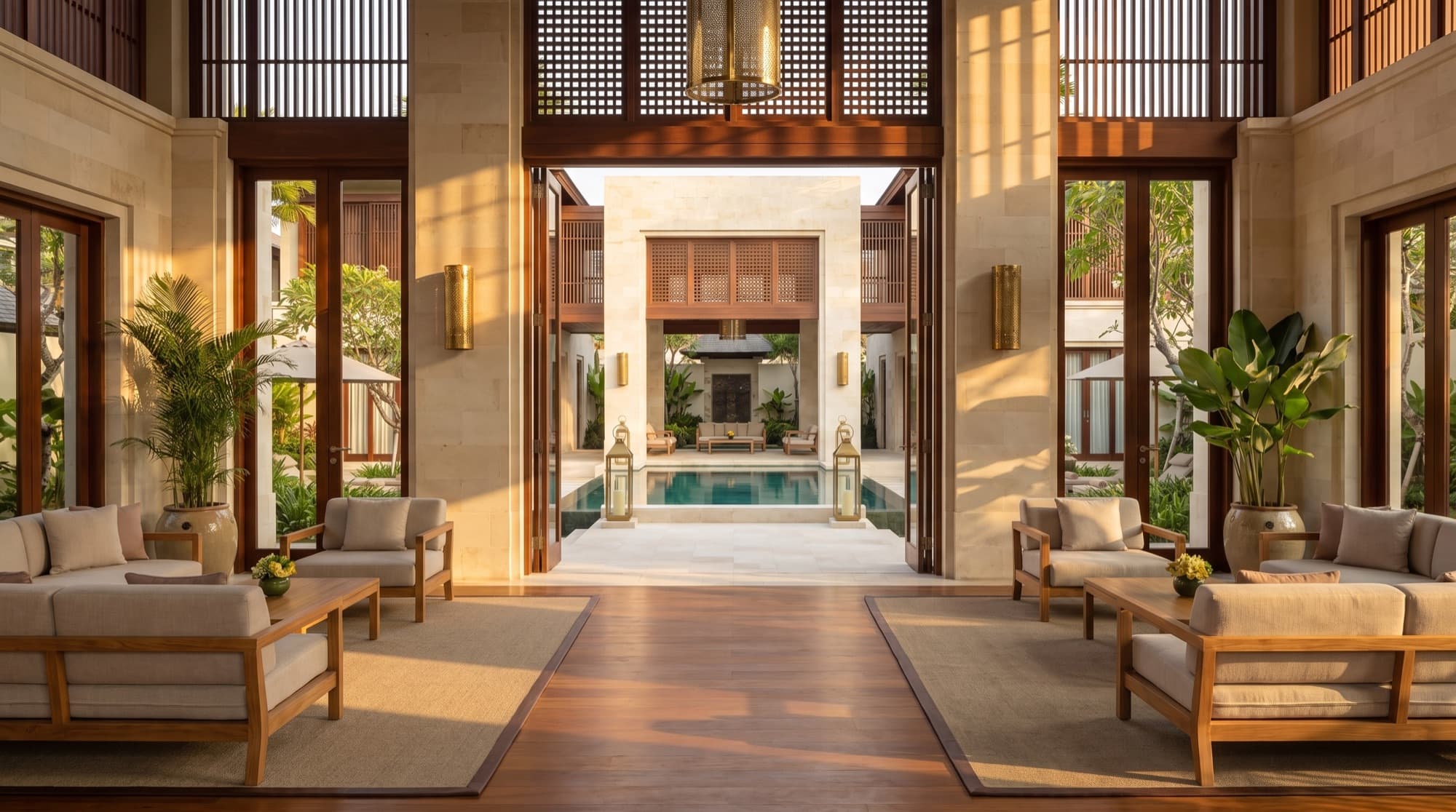 Nusa Dua Prestige Villa — Living room