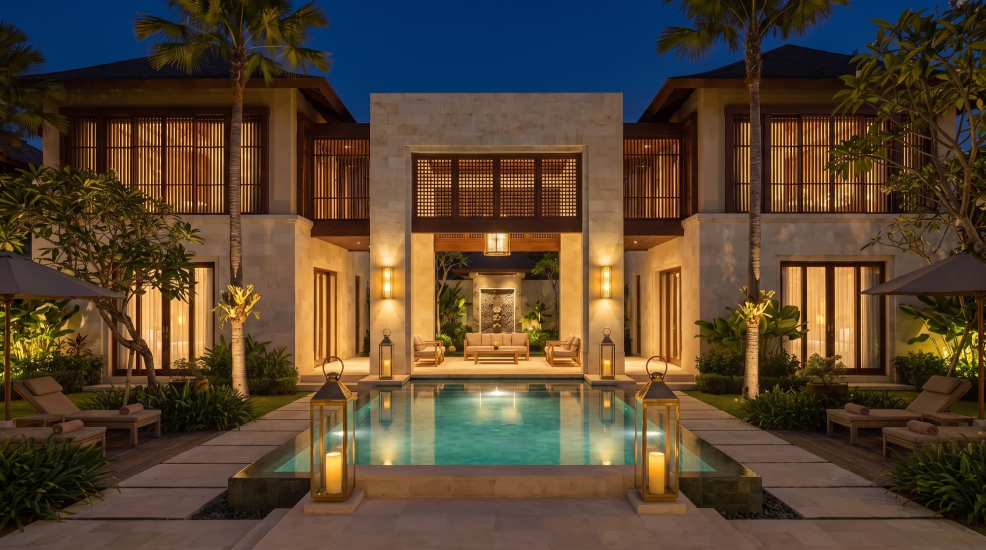 Nusa Dua Prestige Villa — Pool & terrace