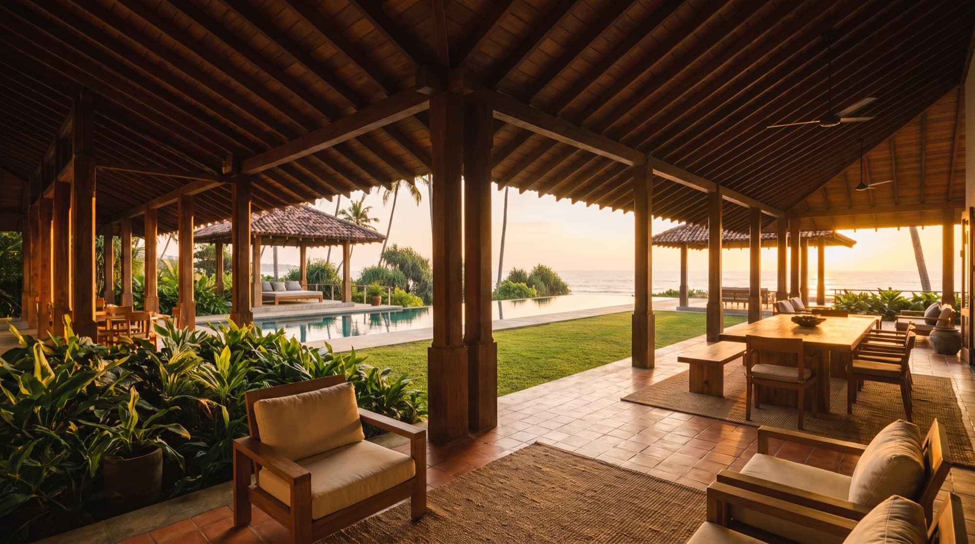 Mirissa Horizon House — Living room