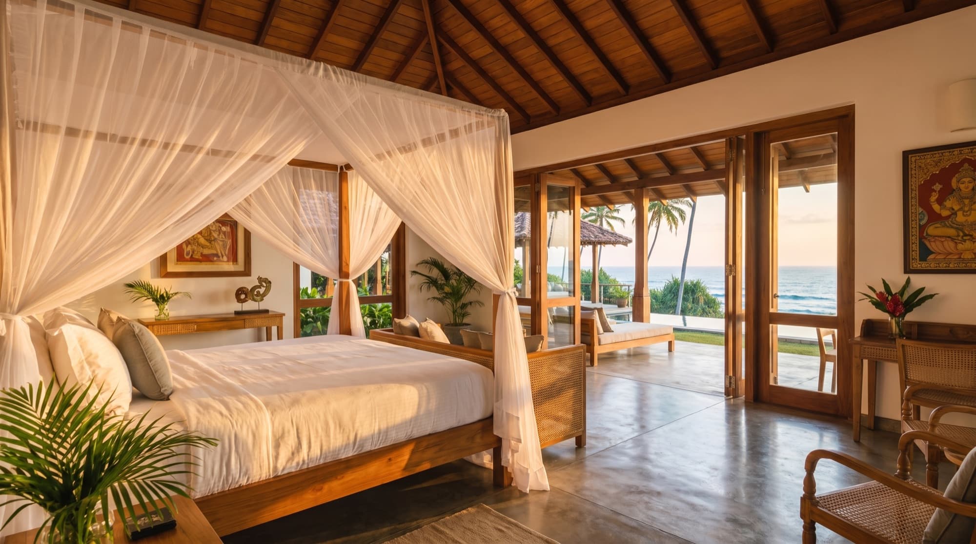 Mirissa Horizon House — Master bedroom