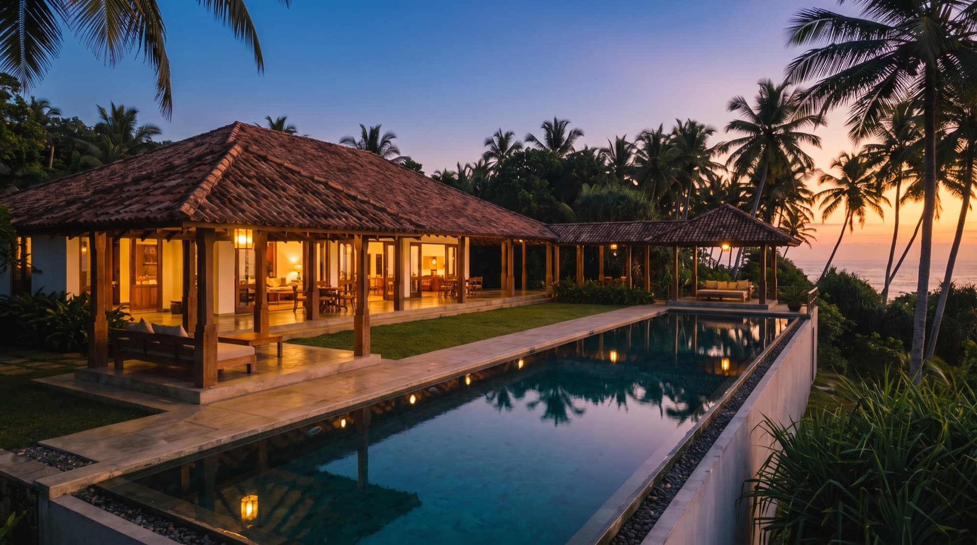Mirissa Horizon House — Pool & terrace